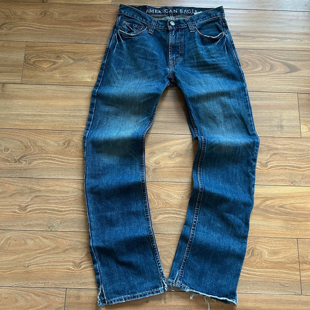 American Eagle Vintage Low Rise Bootcut Denim Jeans Blue 29 x 32